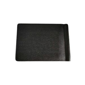 LOUIS VUITTON Louis Vuitton Portefeuille Pans Taiga Leather Money Clip M62978